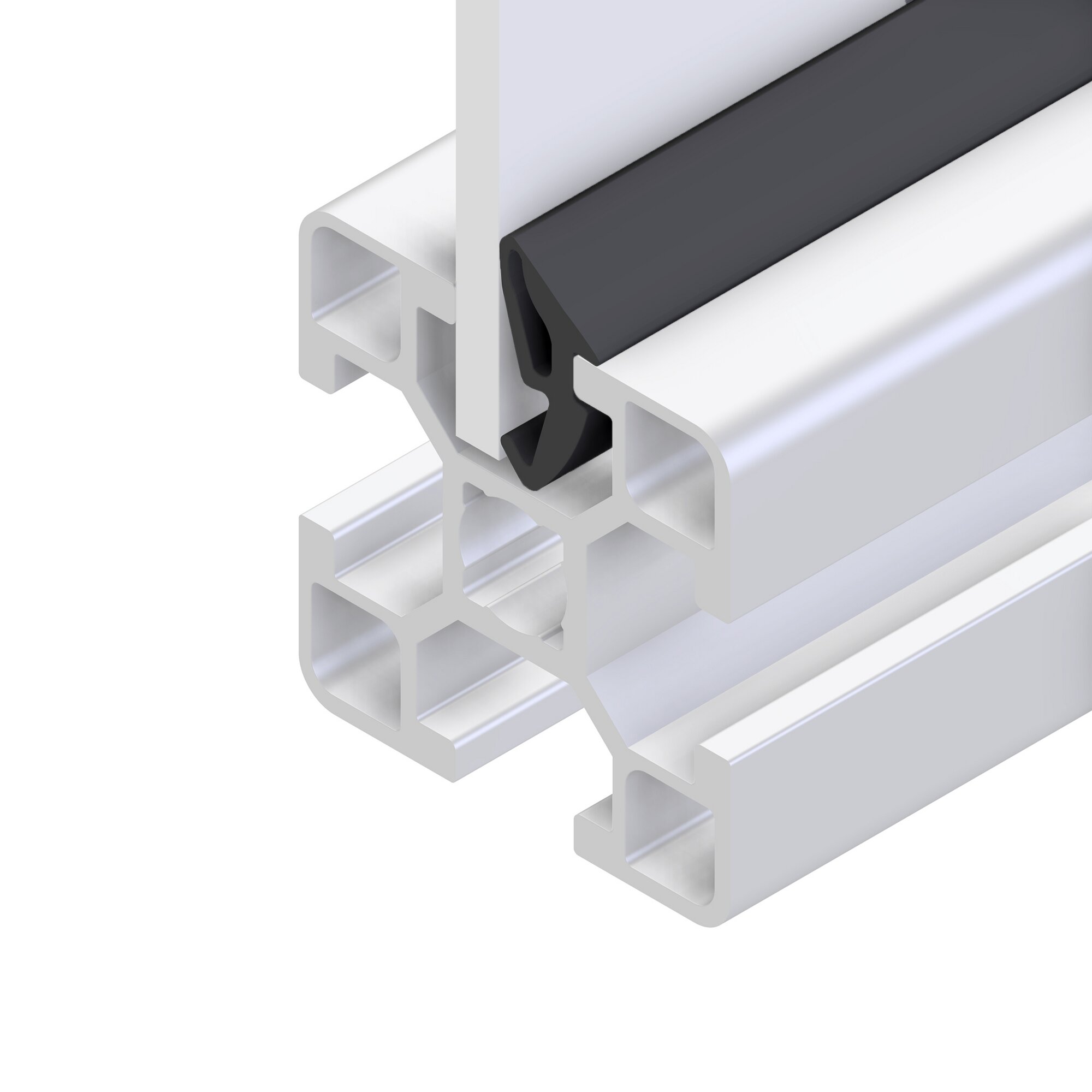 Artikelbild 1 des Artikels “Steckdichtung für Profil 30 x 30 mm, Meterware “